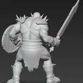 Mô hình chiến binh Ork Warrior 5 in 3D chi tiết cực đẹp - Thumbnail 3