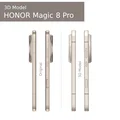 Mô hình 3D Honor Magic 8 Pro chi tiết cho thiết kế và in 3D - Thumbnail 7