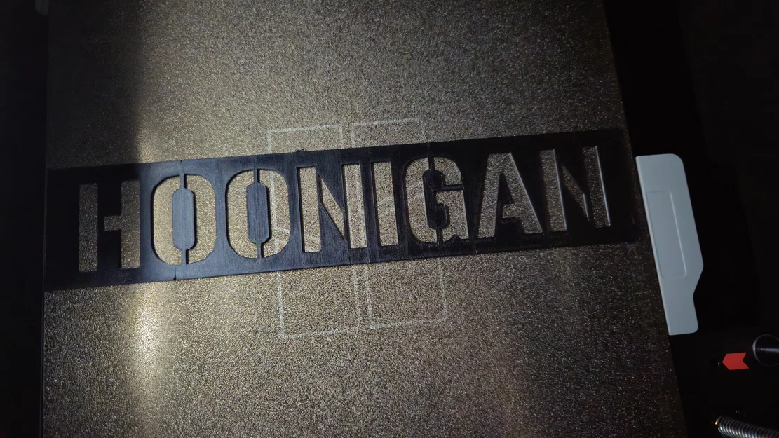 Mô hình trang trí tường logo HOONIGAN cho fan yêu tốc độ - Image 1