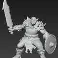 Mô hình Chiến binh Ork 6 - Chiến binh Dark Fantasy dũng mãnh - Thumbnail 2