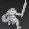 Mô hình Chiến binh Ork 6 - Chiến binh Dark Fantasy dũng mãnh - Thumbnail 3