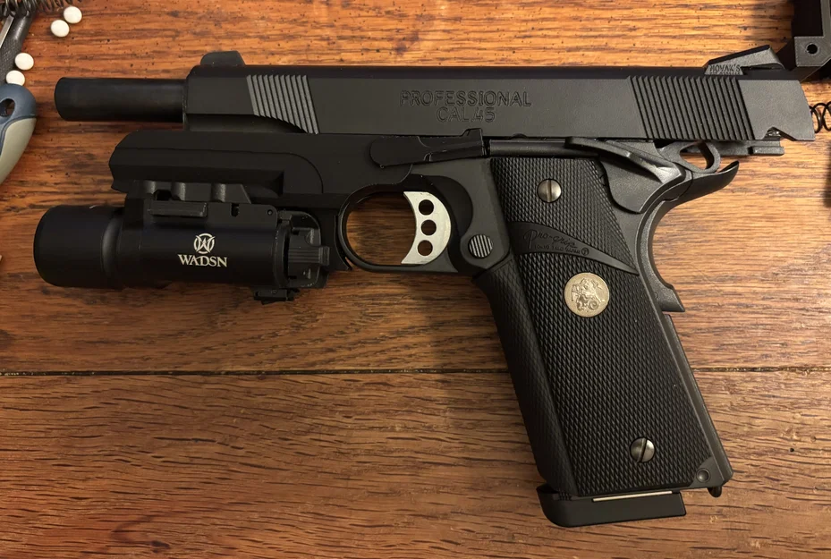 Rail gắn đèn Airsoft cho TM 1911 (Lấy cảm hứng từ Surefire MR07) - Image 2