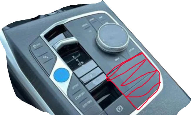 Khay chứa đồ cho bảng điều khiển trung tâm BMW i4 - Image 1