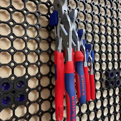 Ngàm treo kìm mỏ lết Knipex trên Multiboard (gắn vuông góc)