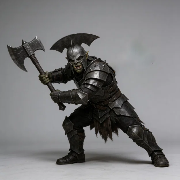 Mô hình chiến binh Uruk-hai 2 in 3D siêu chi tiết - Image 1