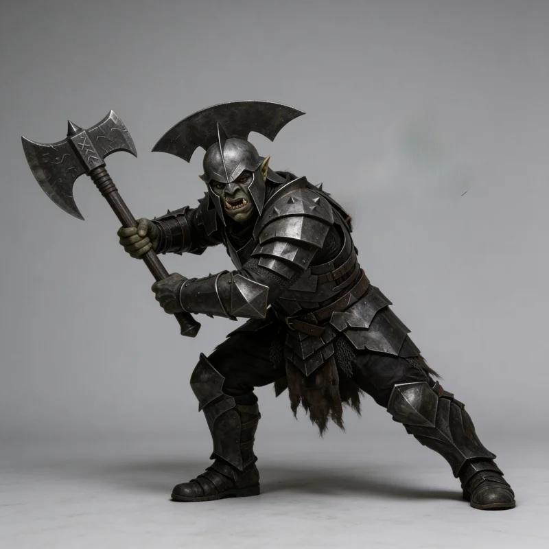Mô hình chiến binh Uruk-hai 2 in 3D siêu chi tiết