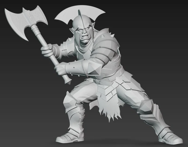 Mô hình chiến binh Uruk-hai 2 in 3D siêu chi tiết - Image 2