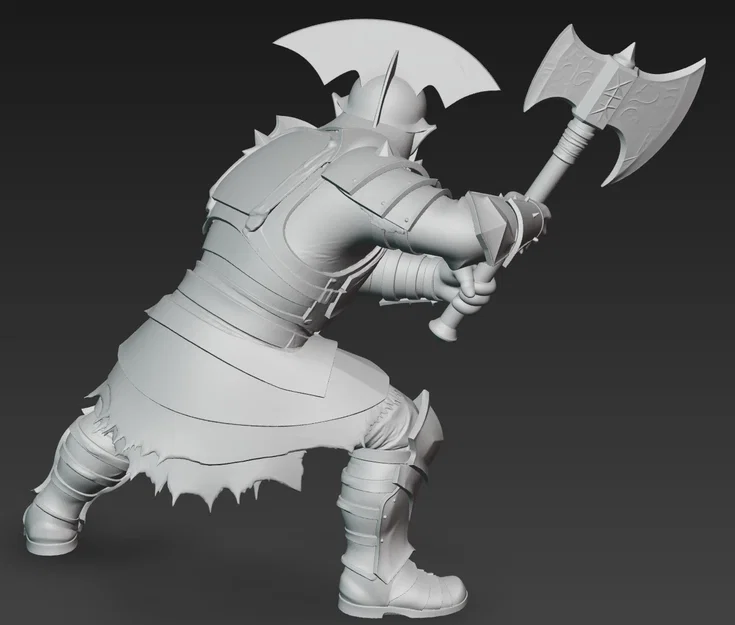 Mô hình chiến binh Uruk-hai 2 in 3D siêu chi tiết - Image 3