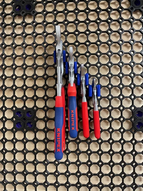 Ngàm treo kìm mỏ lết Knipex trên Multiboard (gắn vuông góc) - Image 5