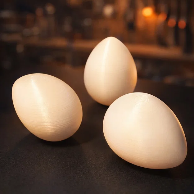Bộ Eggcentric Trio — Bộ Trứng Trang Trí (Đứng, Nằm & Nghiêng) - Image 1