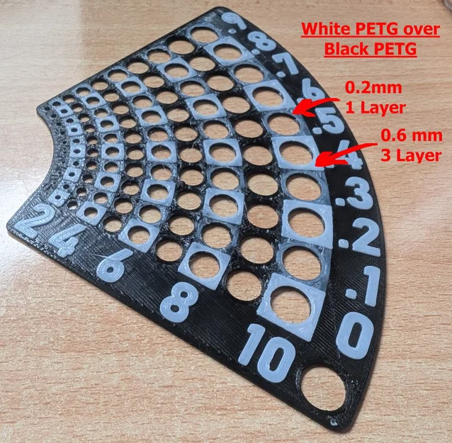 Dụng cụ kiểm tra kích thước lỗ → 1 - 10.9 mm / bước 0.1 mm ← - Image 1
