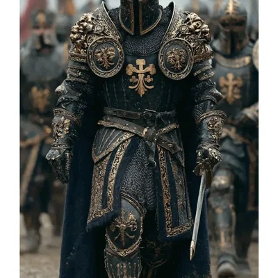 Mô hình hiệp sĩ trung cổ (A knight) đầy uy quyền cho in 3D