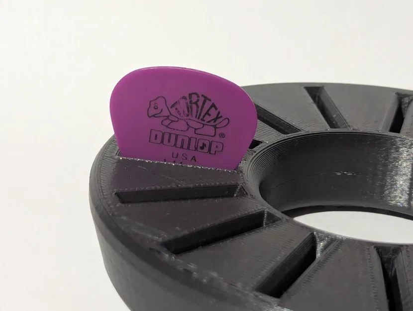 Hộp đựng phím đàn guitar hình tròn - Image 2