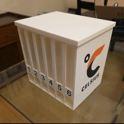 Khay 3D đựng gói nước uống Celsius - Giải pháp sắp xếp thông minh