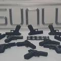 Huy hiệu cảnh sát GI Joe kèm tấm nền - Thumbnail 1