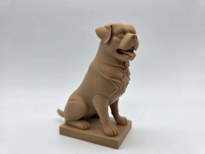Tượng chú chó Rottweiler đang ngồi - Image 1