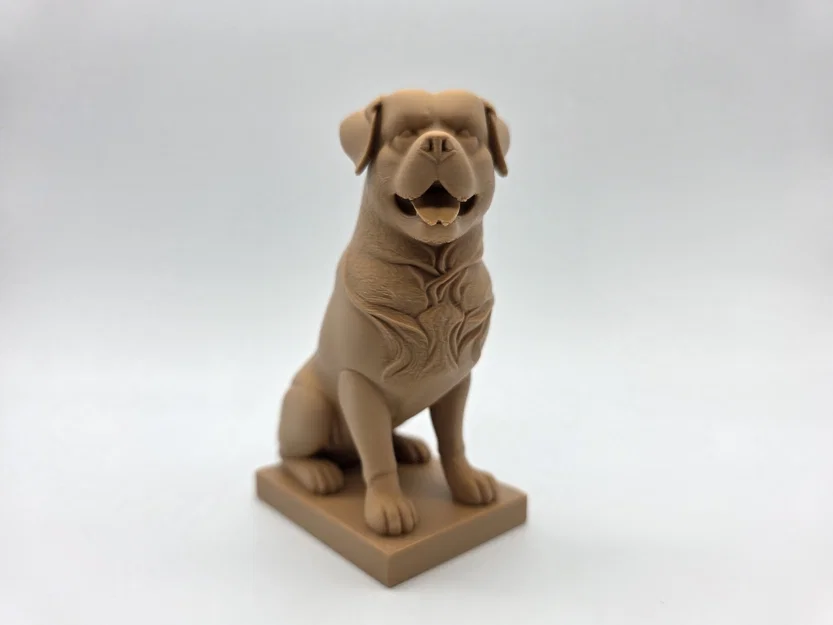 Tượng chú chó Rottweiler đang ngồi - Image 2