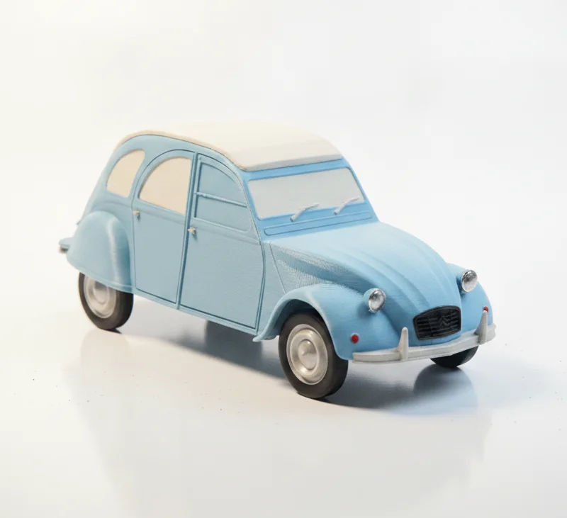 Mô hình in 3D Citroen 2CV - Biểu tượng xe cổ nước Pháp