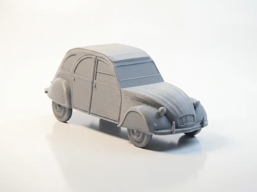 Mô hình in 3D Citroen 2CV - Biểu tượng xe cổ nước Pháp - Image 2