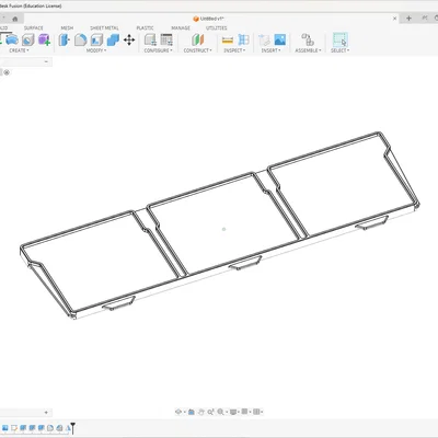 Tấm ngăn chia đa năng cho hộp đựng đồ nghề - File in 3D hữu ích