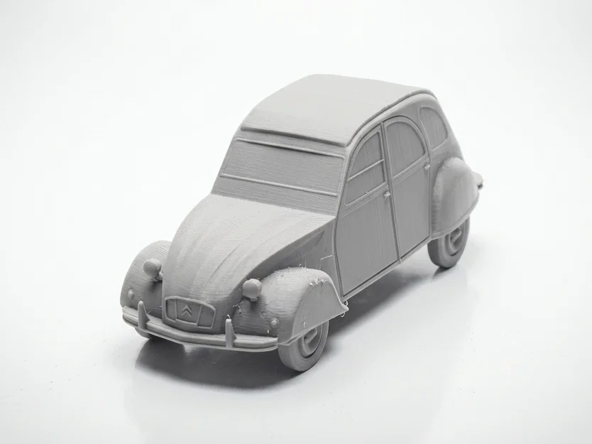 Mô hình in 3D Citroen 2CV - Biểu tượng xe cổ nước Pháp - Image 3