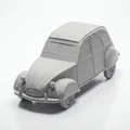 Mô hình in 3D Citroen 2CV - Biểu tượng xe cổ nước Pháp - Thumbnail 3