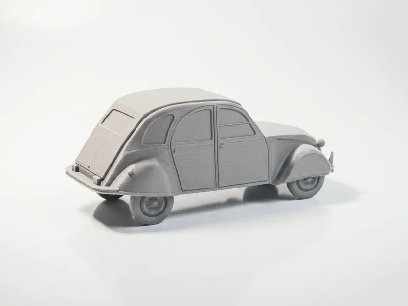 Mô hình in 3D Citroen 2CV - Biểu tượng xe cổ nước Pháp - Image 4