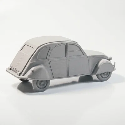 Mô hình in 3D Citroen 2CV - Biểu tượng xe cổ nước Pháp