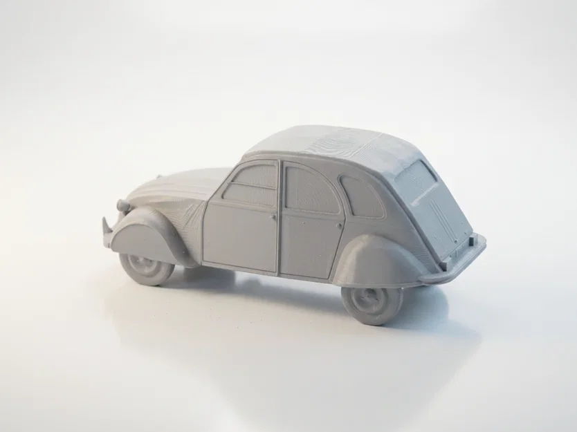 Mô hình in 3D Citroen 2CV - Biểu tượng xe cổ nước Pháp - Image 5