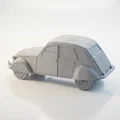 Mô hình in 3D Citroen 2CV - Biểu tượng xe cổ nước Pháp - Thumbnail 5