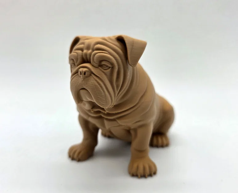 Tượng Chú Chó English Bulldog Đang Ngồi - Image 1