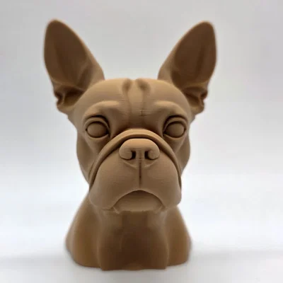 Tượng bán thân chó Boston Terrier