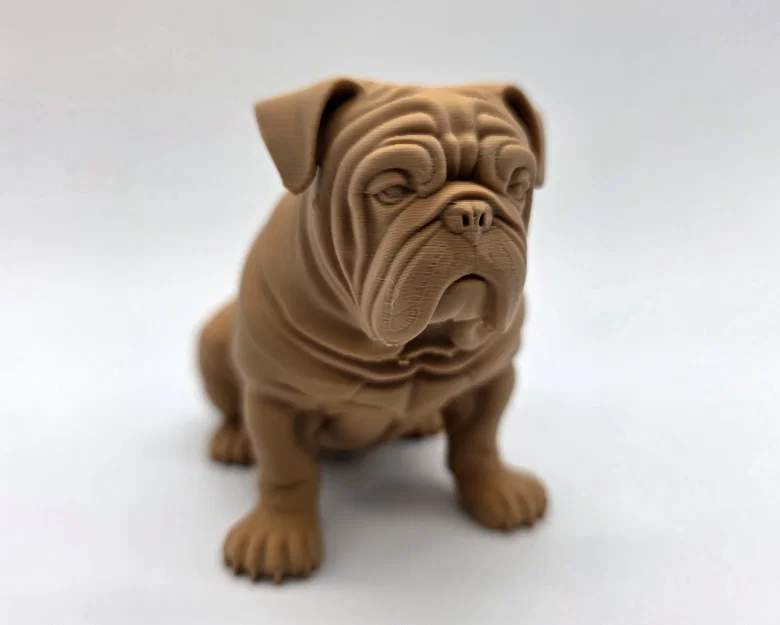 Tượng Chú Chó English Bulldog Đang Ngồi - Image 2