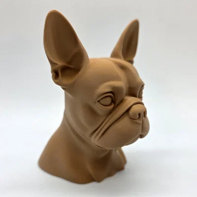 Tượng bán thân chó Boston Terrier