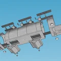 Toa xe hopper Procor 3000cf chở Sodium Chlorate cho mô hình đường sắt sân vườn - Tỉ lệ 1:29 - Thumbnail 5