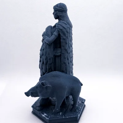 Mô hình 3D Freya - Thần thoại Bắc Âu phiên bản hình người