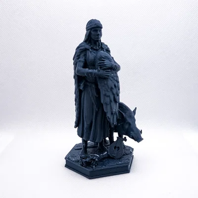 Mô hình 3D Freya - Thần thoại Bắc Âu phiên bản hình người