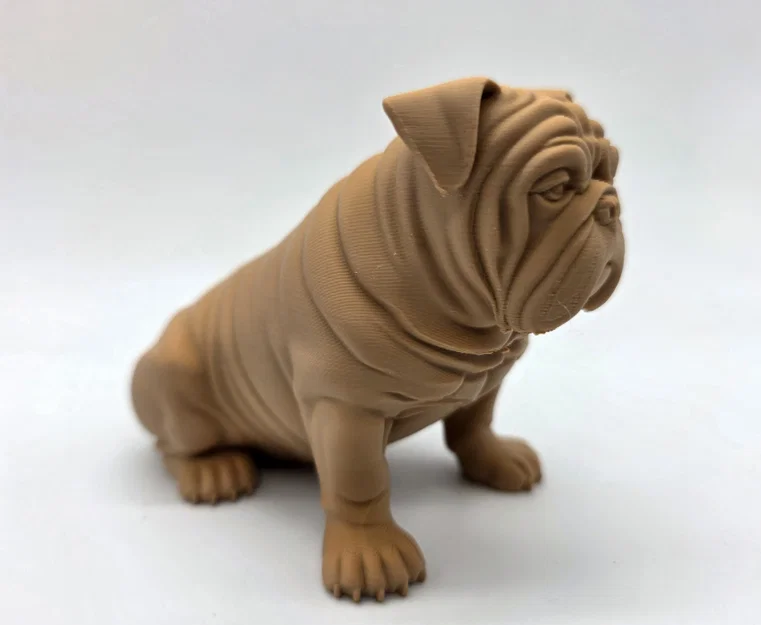 Tượng Chú Chó English Bulldog Đang Ngồi - Image 3