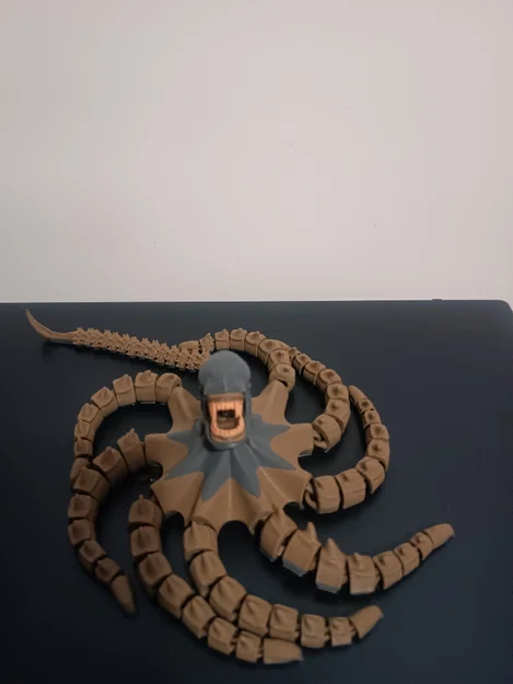 Mô hình Flexi Alien Squid: Bạch tuộc quái vật in 3D siêu linh hoạt - Image 1