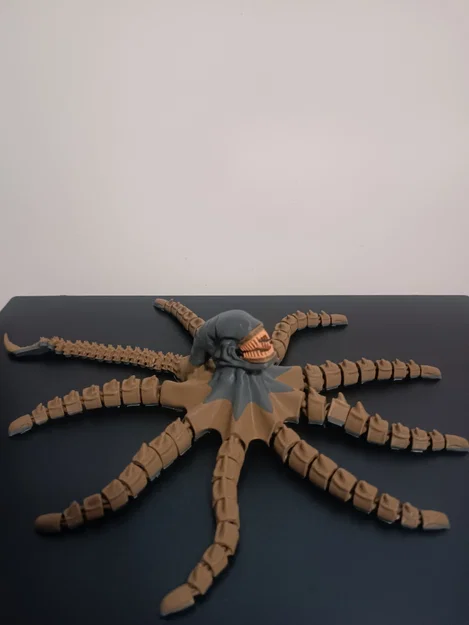 Mô hình Flexi Alien Squid: Bạch tuộc quái vật in 3D siêu linh hoạt - Image 3