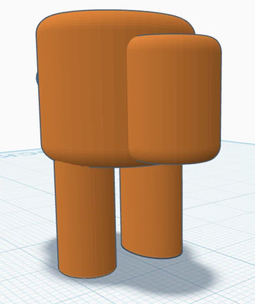 Mô hình 3D Among Us phi hành gia dễ thương cho người mới in - Image 3