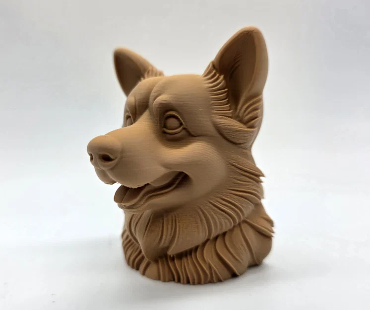 Tượng bán thân Corgi (Corgi Bust) - Image 1