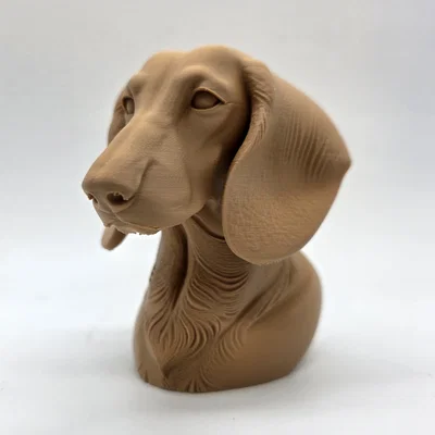 Tượng bán thân chó Dachshund