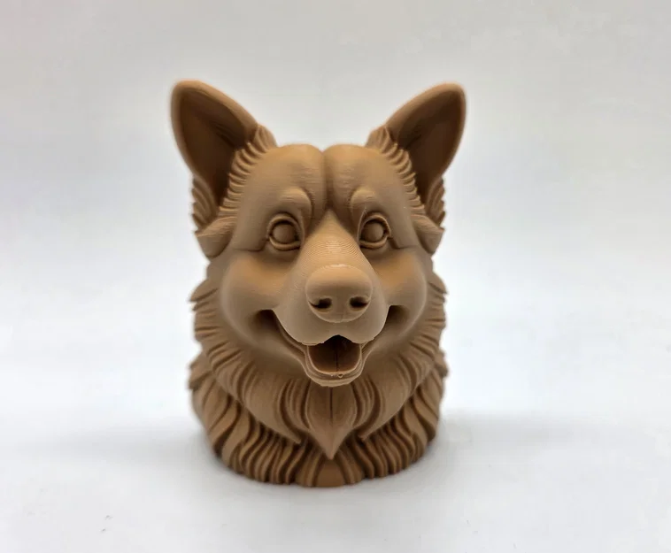 Tượng bán thân Corgi (Corgi Bust) - Image 3