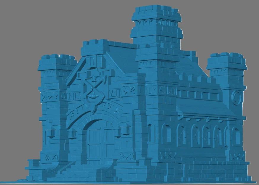 Tòa Thị Chính Người Lùn (Dwarven Townhall), Mô hình trang trí thị trấn - Image 2