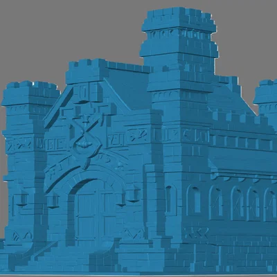 Tòa Thị Chính Người Lùn (Dwarven Townhall), Mô hình trang trí thị trấn