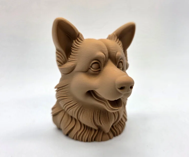 Tượng bán thân Corgi (Corgi Bust) - Image 4