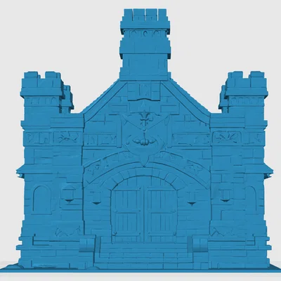 Tòa Thị Chính Người Lùn (Dwarven Townhall), Mô hình trang trí thị trấn