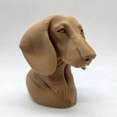 Tượng bán thân chó Dachshund