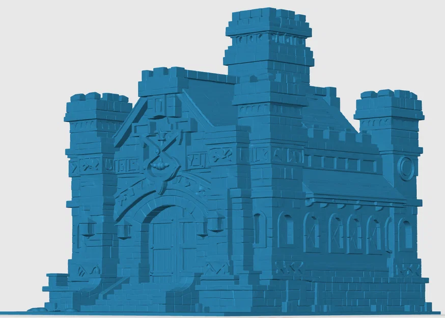 Tòa Thị Chính Người Lùn (Dwarven Townhall), Mô hình trang trí thị trấn - Image 4